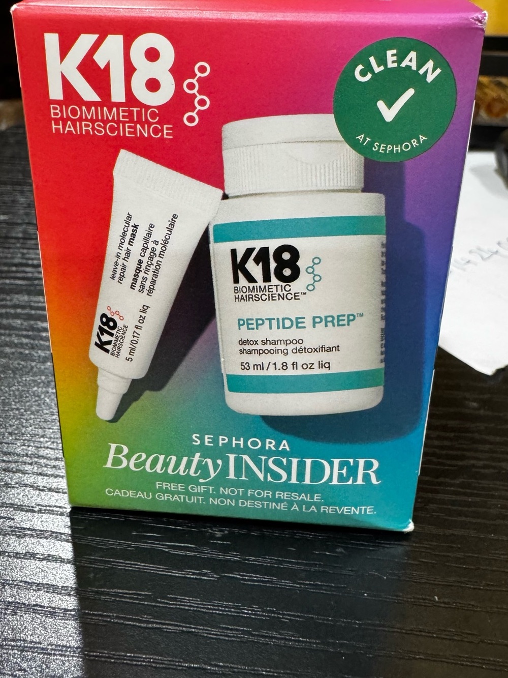 K18 Peptide Prep Detox Shampoo and repair mask travel set Beauty Insider